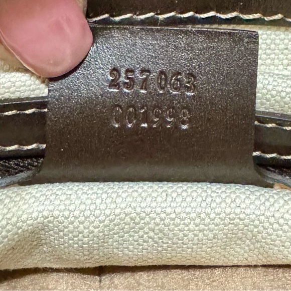 Gucci GG Canvas Web Sherry Line Tote Bag - Picture 3 of 10